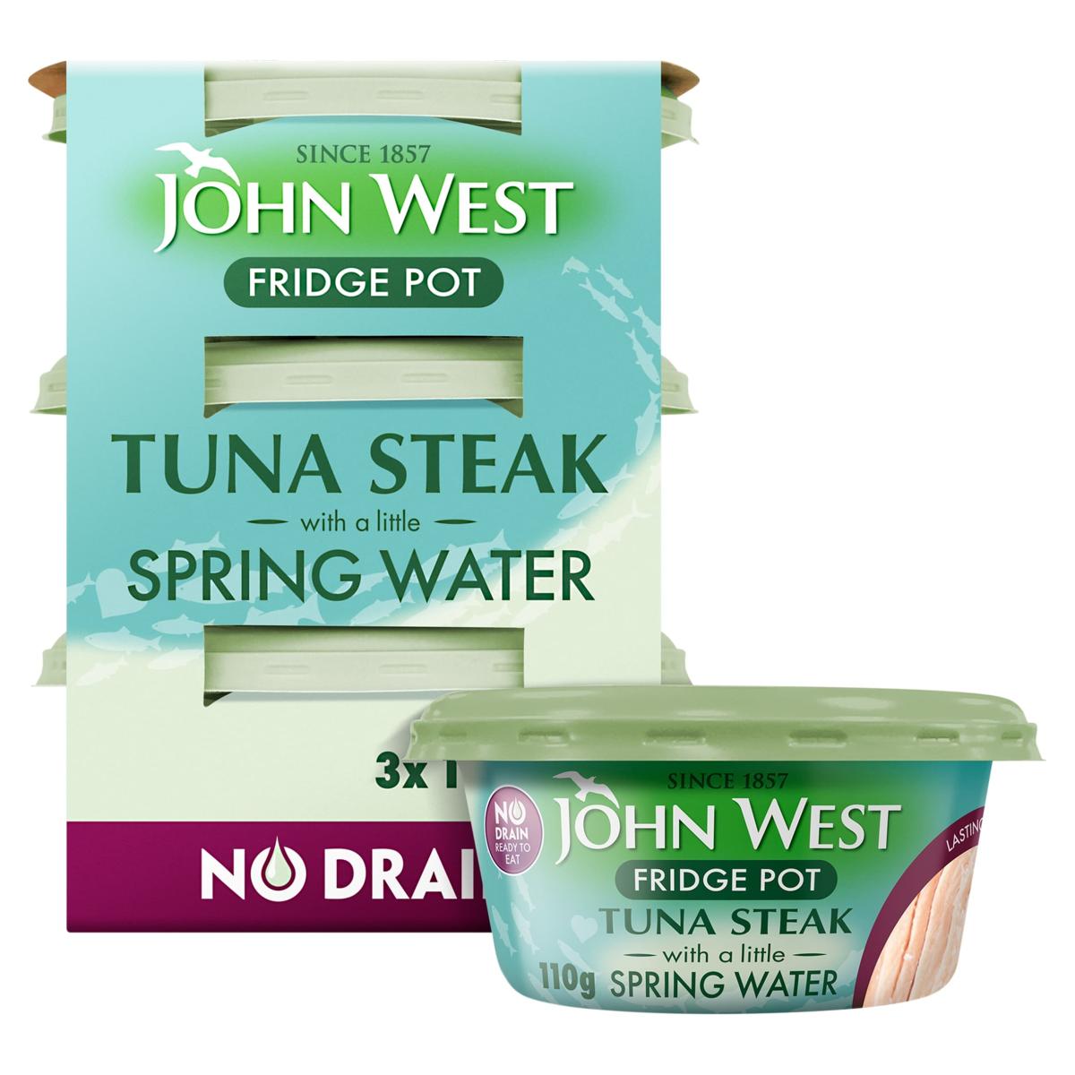 No Drain Fridge Pot Tuna Steak With A Little Spring Water