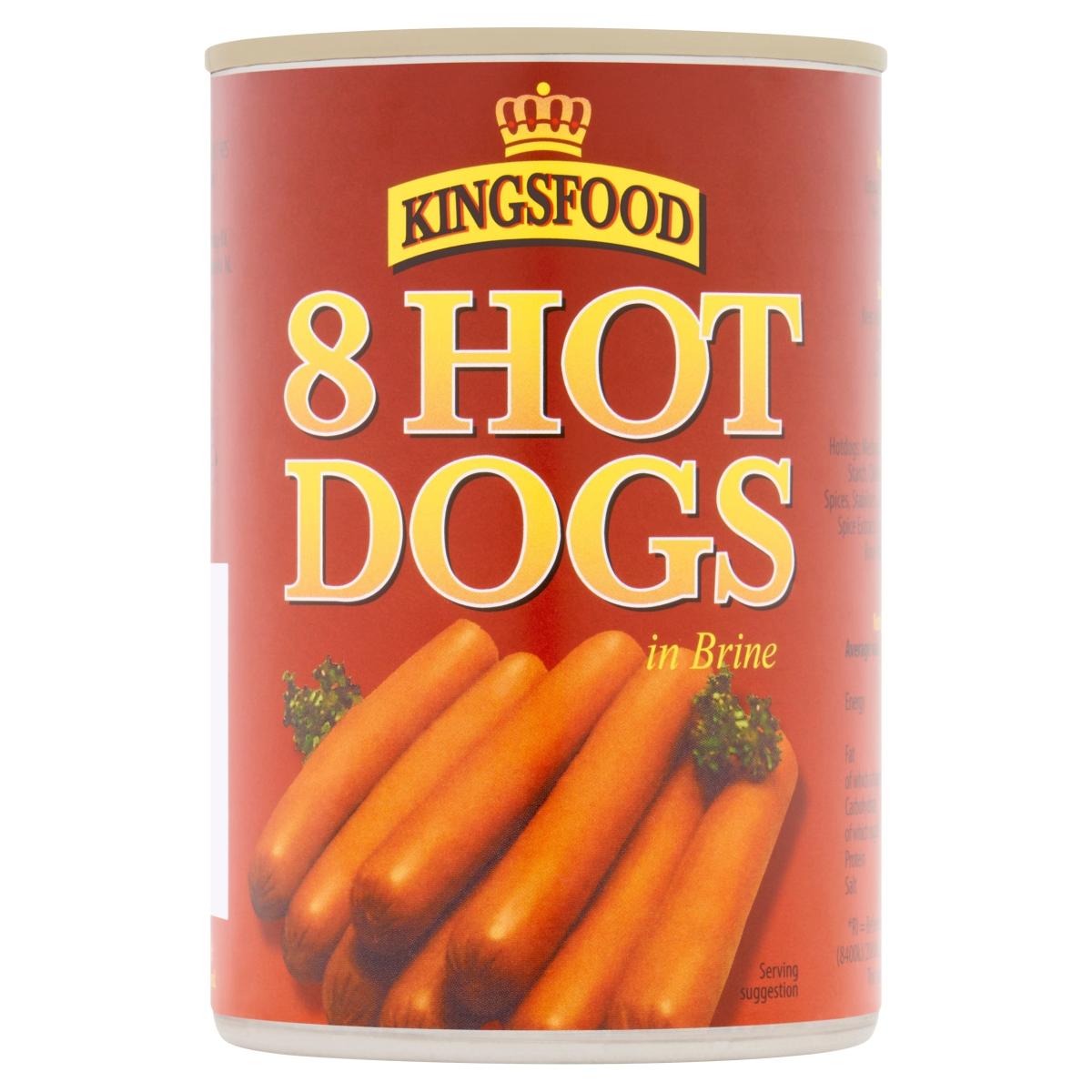 8 Hot Dogs In Brine