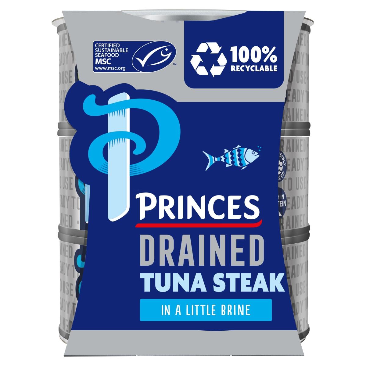 Drained Tuna Steak In Brine