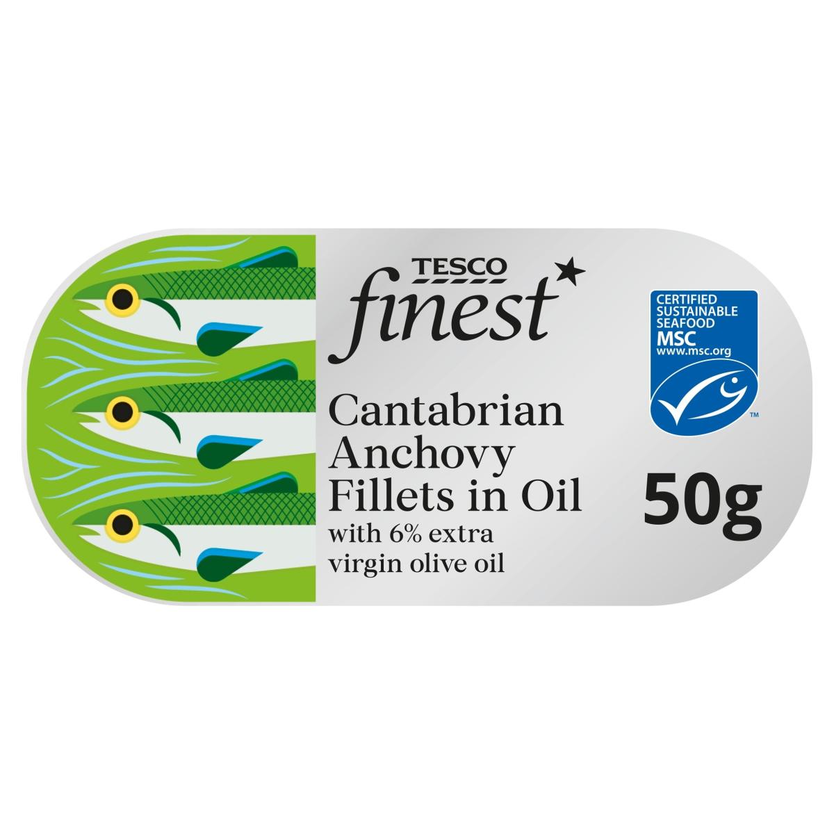Finest Cantabrian Anchovy Fillets In Extra Virgin Olive Oil