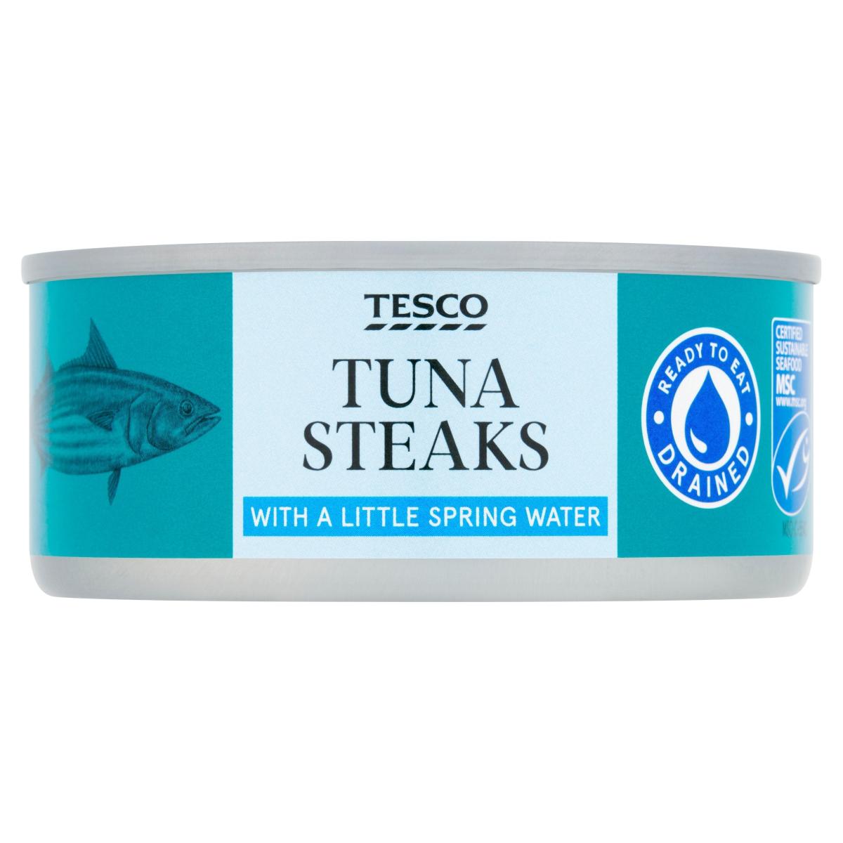 Tuna Steaks With A Little Spring Water
