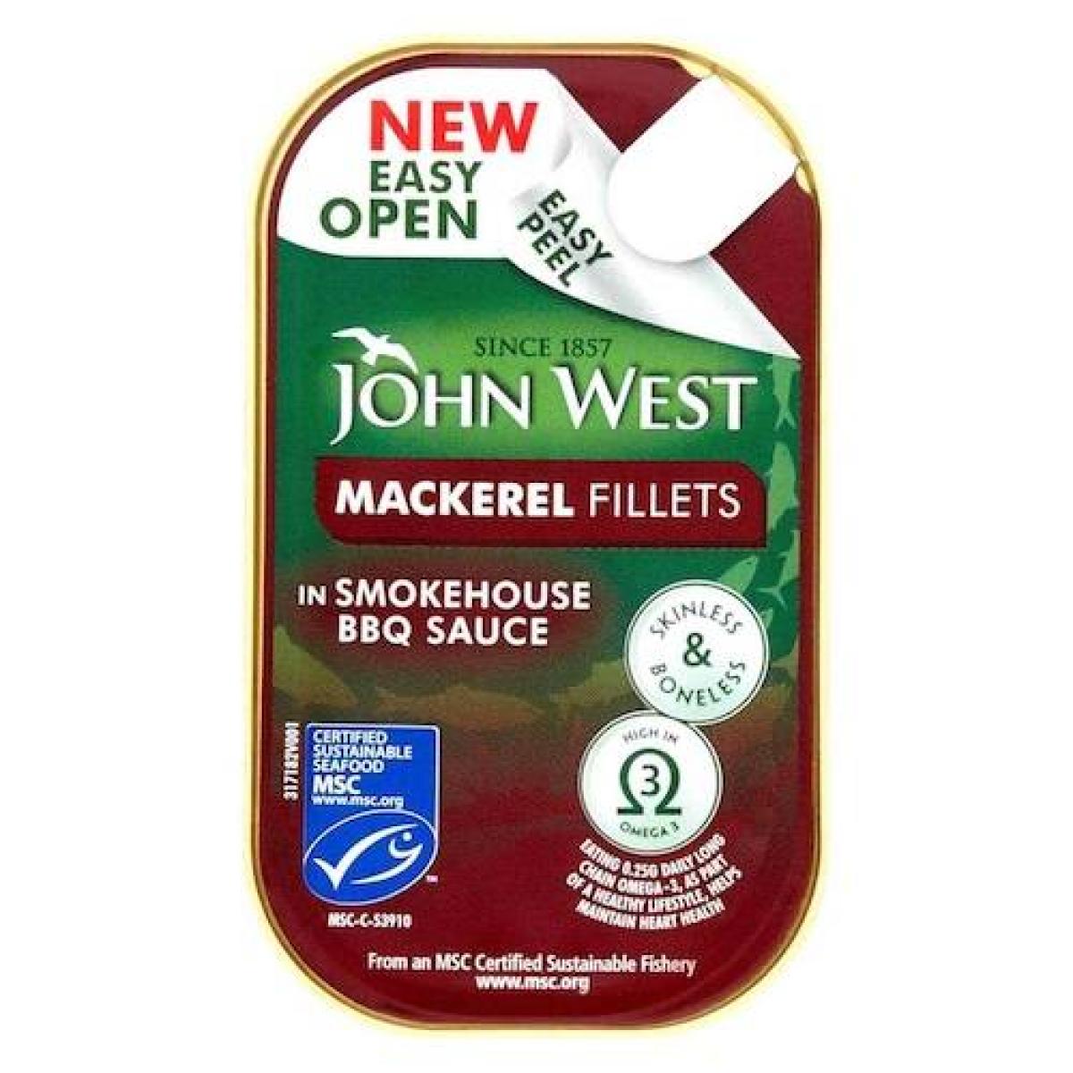 Mackerel Fillets In Smokehouse BBQ Sauce