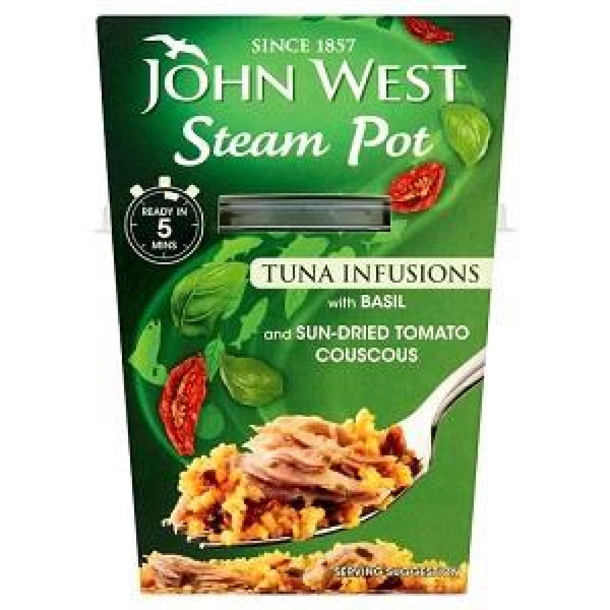 Steam Pot Tuna Infusions With Basil & Sun-Dried Tomato Couscous