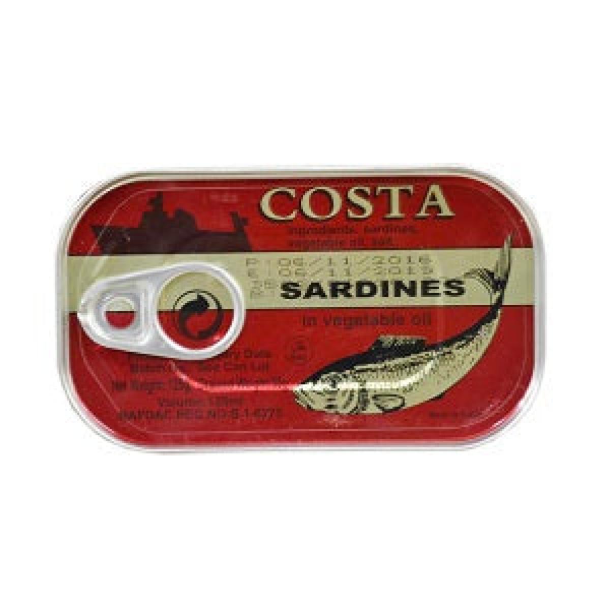 Sardines In Vegetable Oil