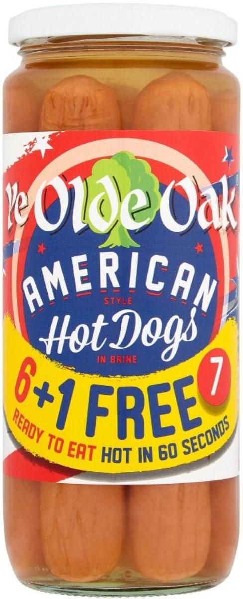 American Style Hot Dogs In Brine