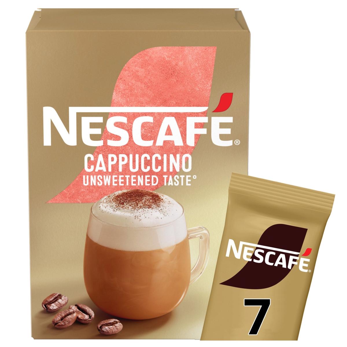Cappuccino Unsweetened Instant Coffee 7 Sachets