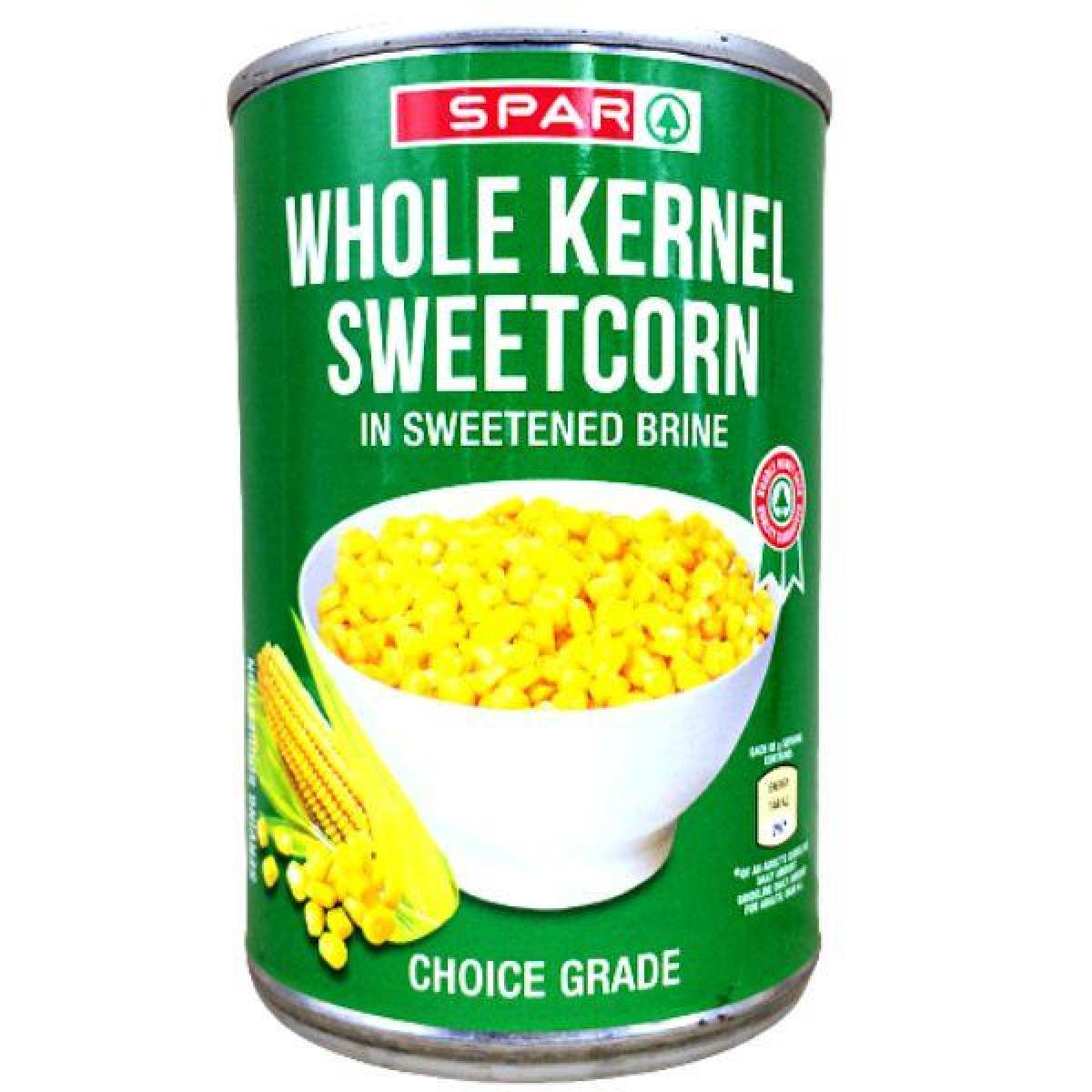 Whole Kernel Sweetcorn In Sweetened Brine