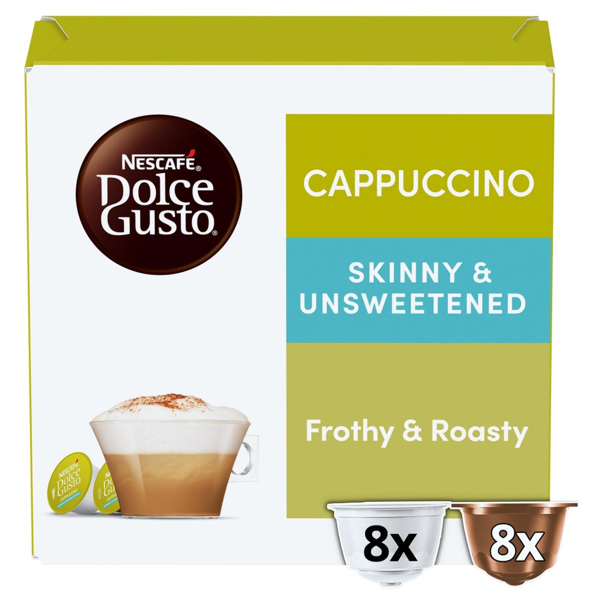 Dolce Gusto Cappuccino Skinny Coffee Pods x 16