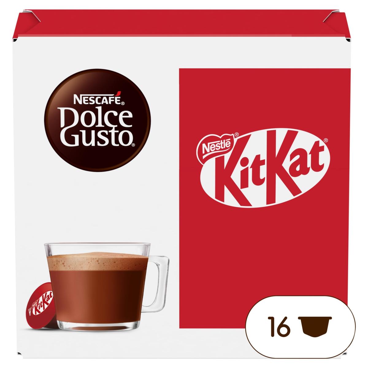 Dolce Gusto Kit Kat Cocoa Beverage Pods x 16