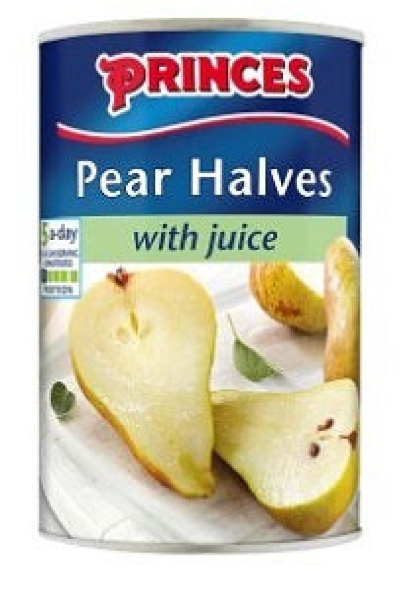 Pear Halves With Juice
