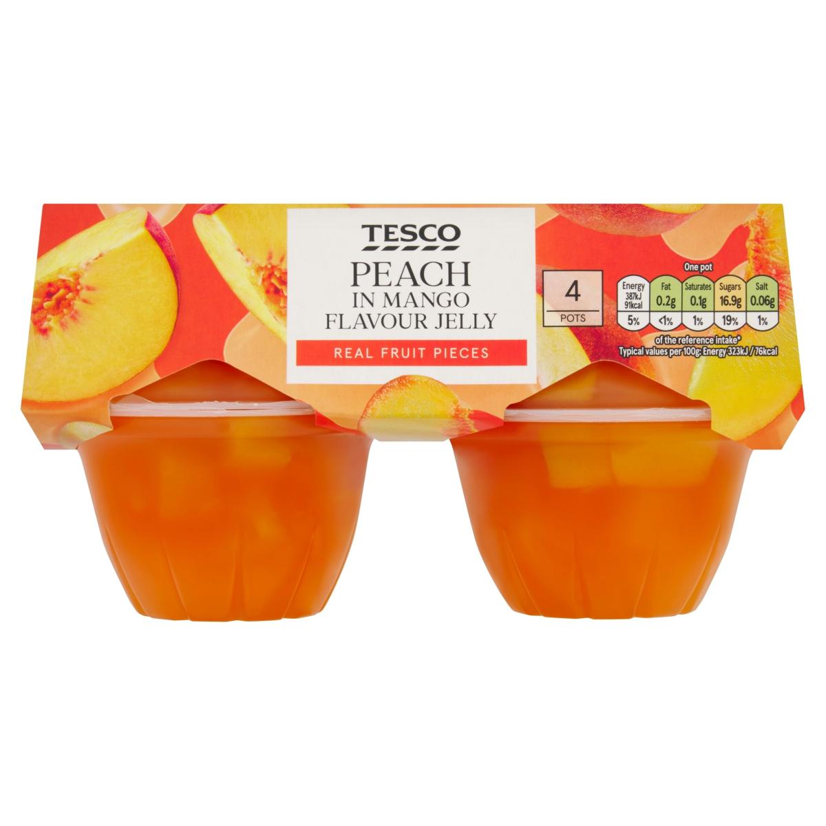 Peach In Mango Flavour Jelly