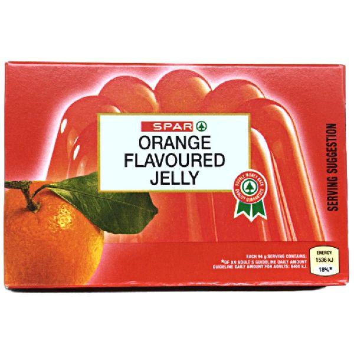 Orange Flavoured Jelly