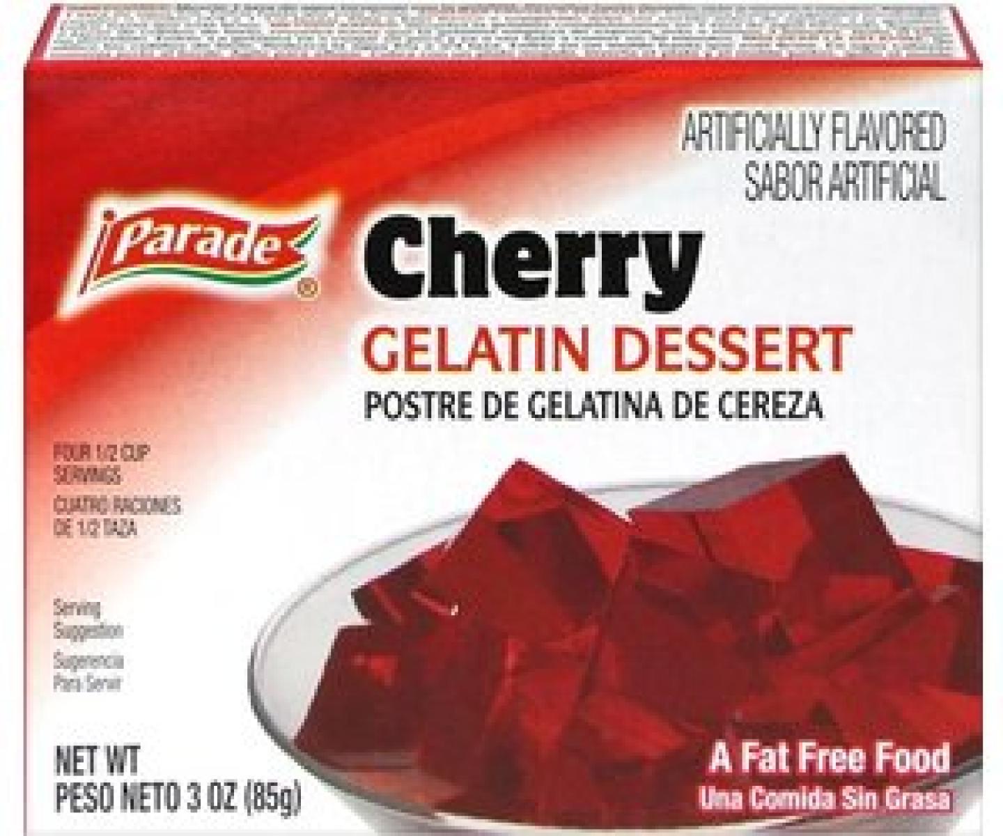 Gelatin Dessert Cherry