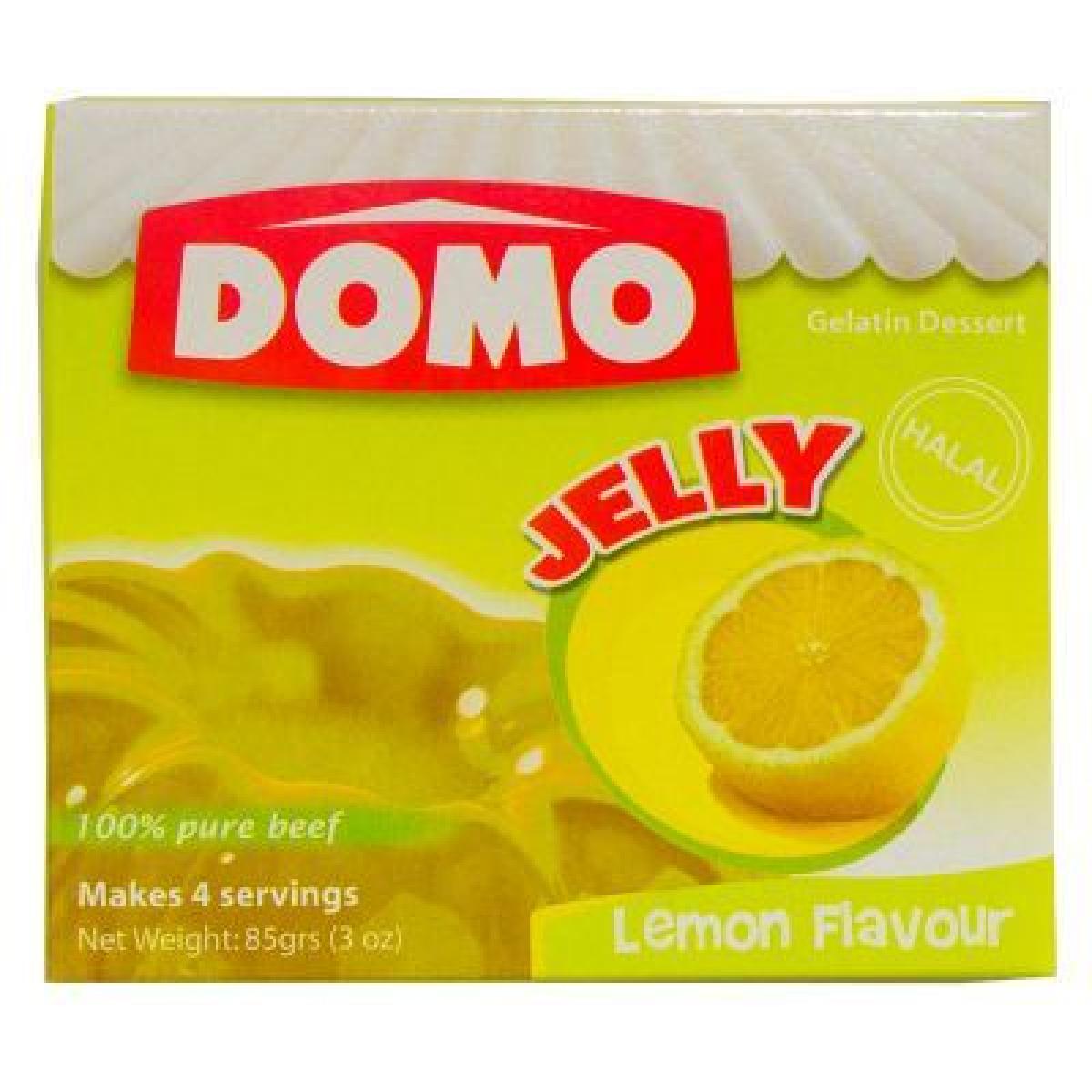 Jelly Gellatin Dessert Lemon