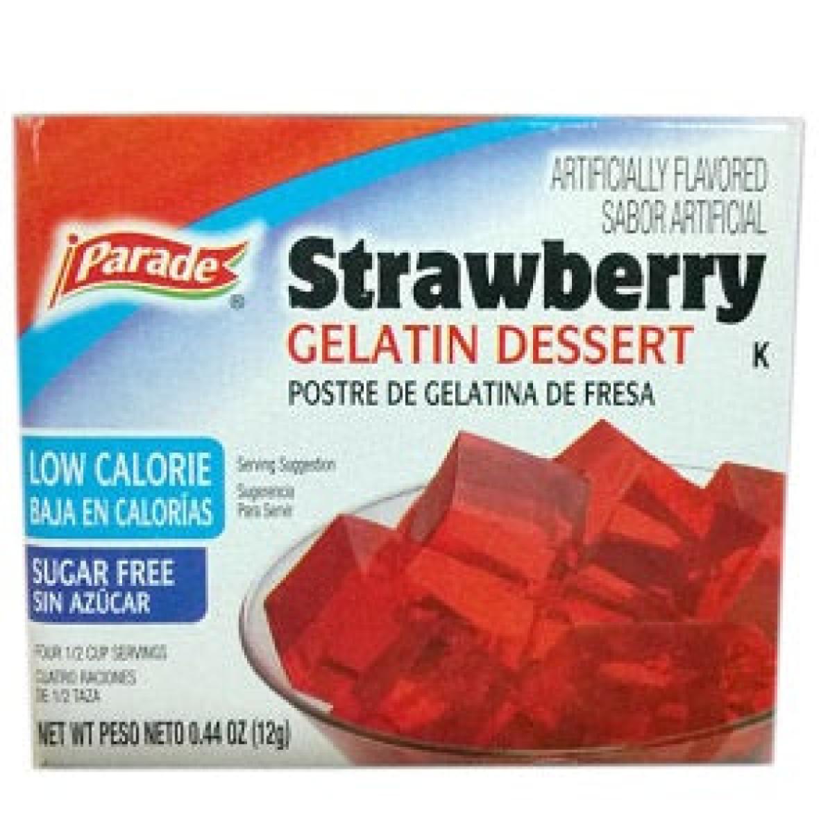 Gelatin Dessert Strawberry