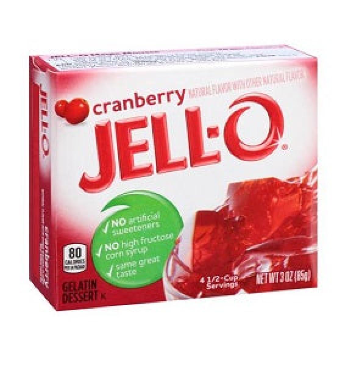 Gelatin Dessert Cranberry