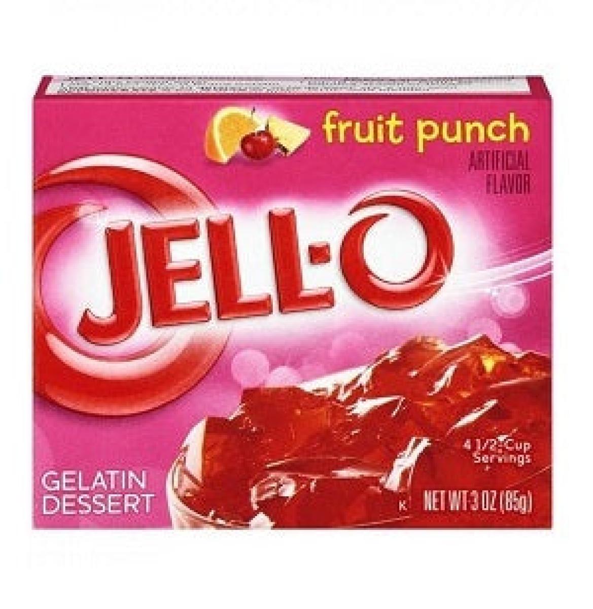 Gelatin Dessert Fruit Punch