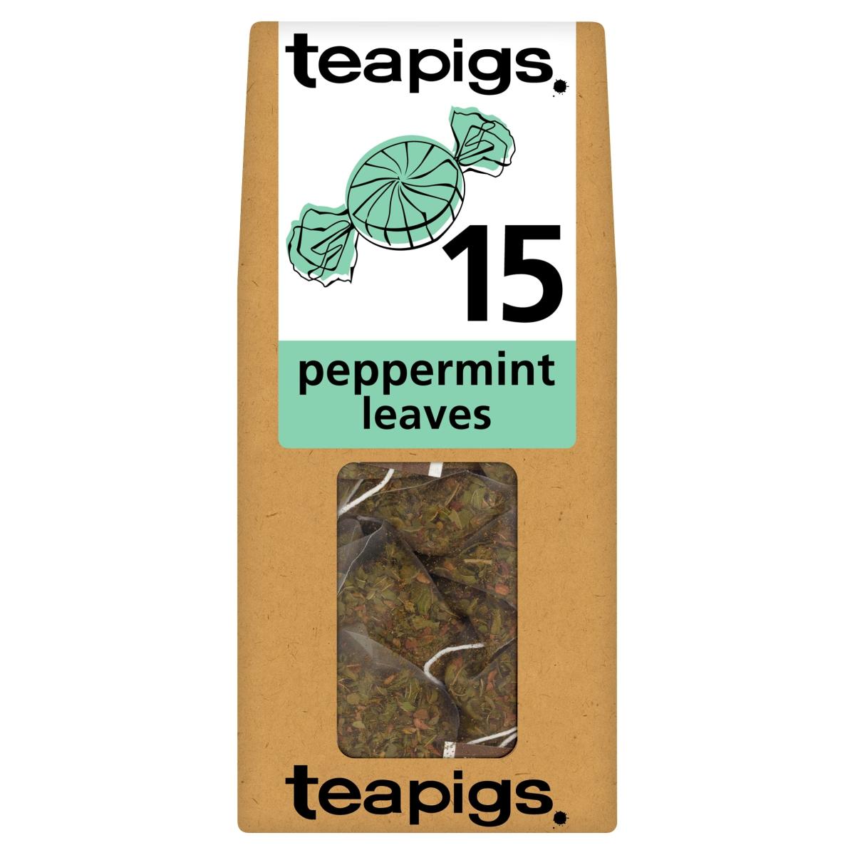 Peppermint Leaves Tea Bags 15 Pack