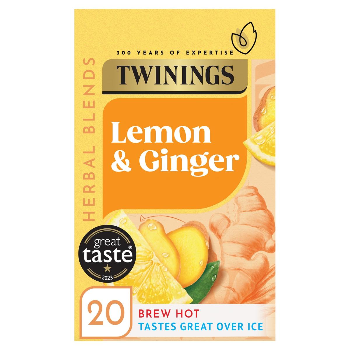 Lemon & Ginger Tea 20 Pack