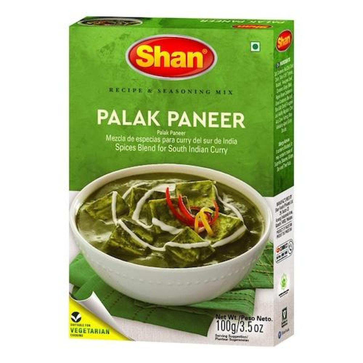 Palak Paneer Recipe & Seasoning Mix