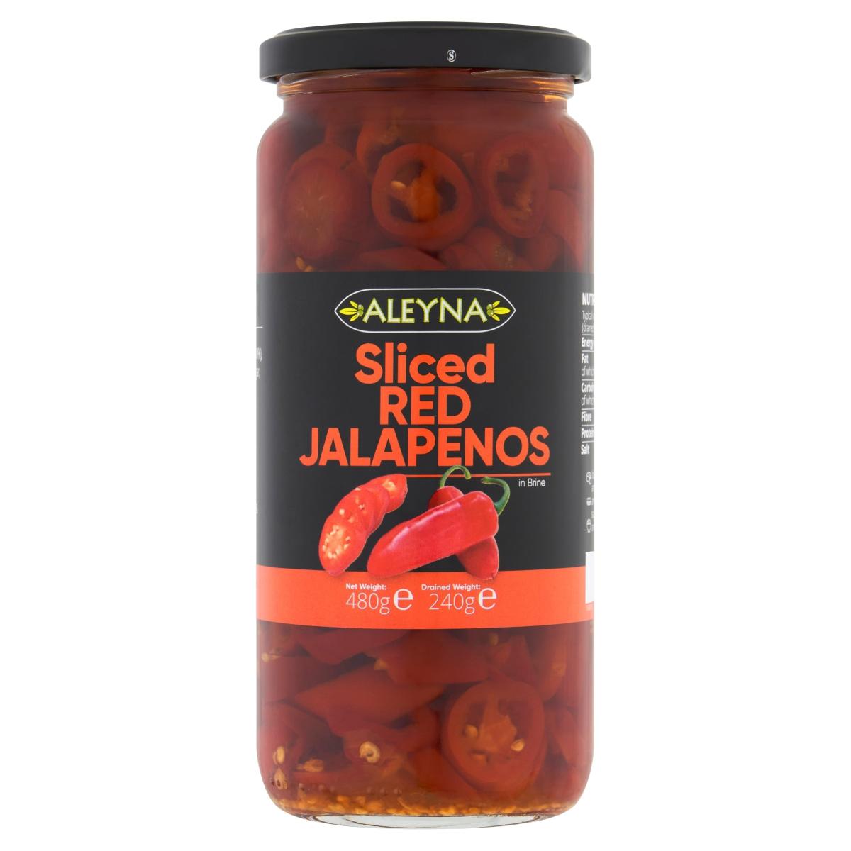 Sliced Red Jalapeno Peppers