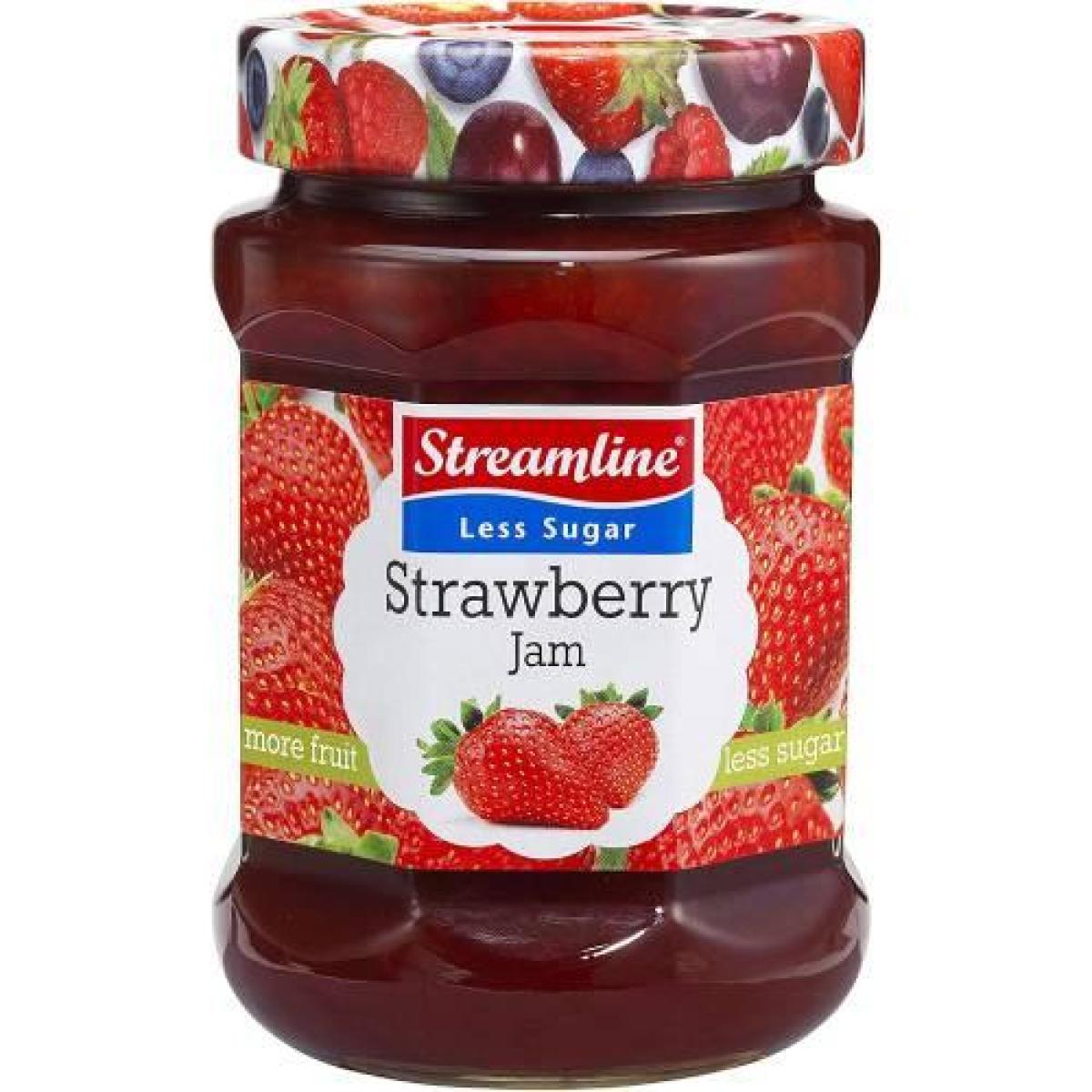 Reduced Sugar Strawberry Jam
