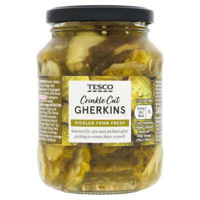 Crinkle Cut Gherkins