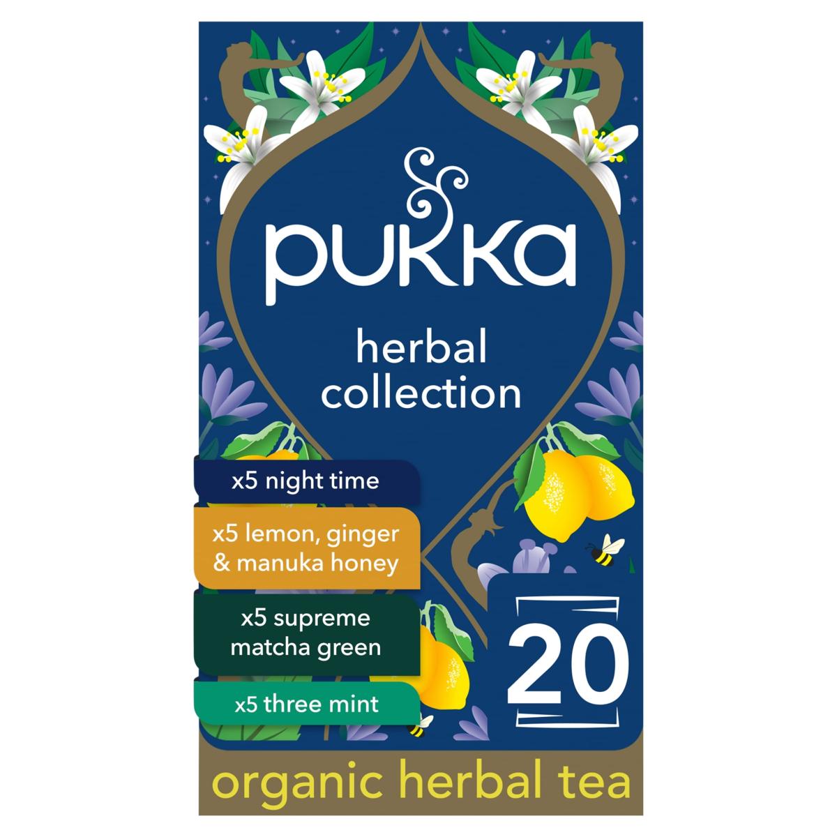 Organic Herbal Collection 20 Herbal Tea Sachets