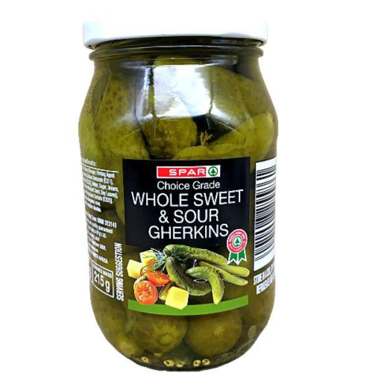 Whole Sweet & Sour Gherkins