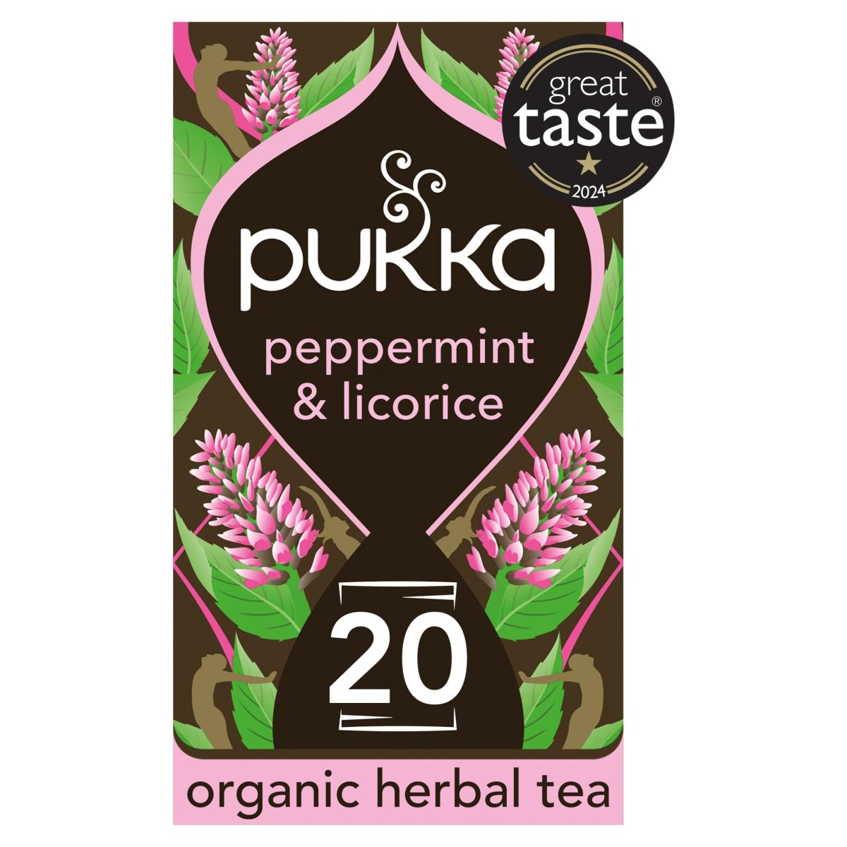Organic Peppermint & Licorice 20 Tea Bags