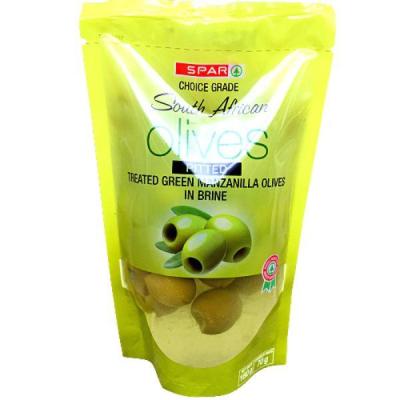 Treated Green Manzanilla Olives In Brine