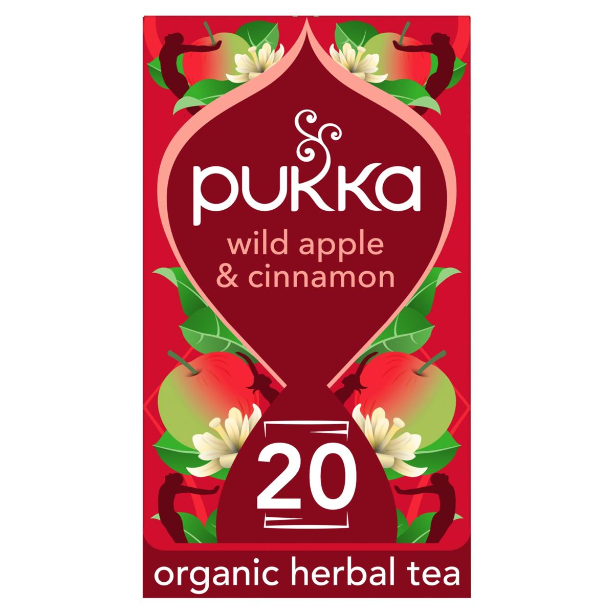 Organic Spiced Apple Cinnamon Plus Ginger 20 Tea Bags