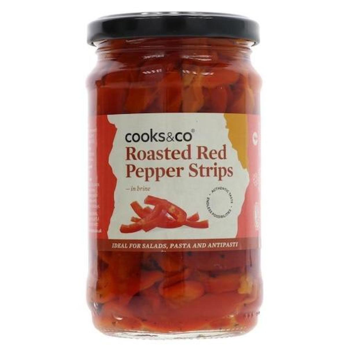 Roasted Red Pepper Strips In Brine