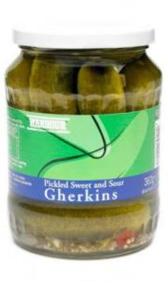 Pickled Sweet & Sour Gherkins