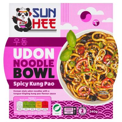 Spicy Kung Pao Udon Noodle Bowl