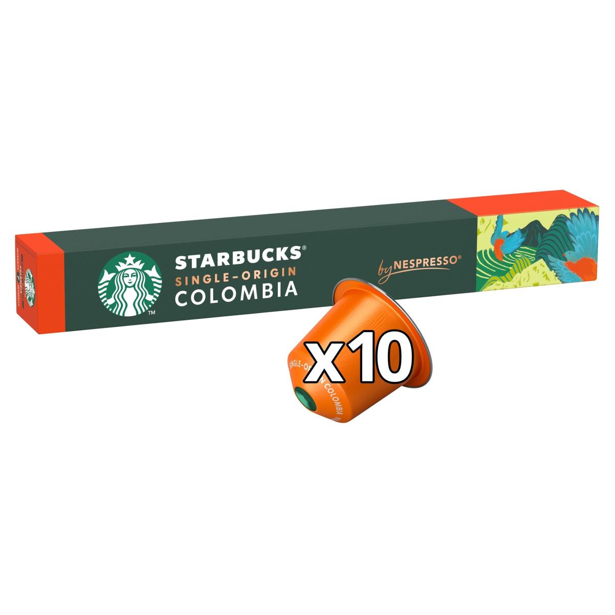 By Nespresso Single-Origin Colombia Espresso Coffee Pods x 10