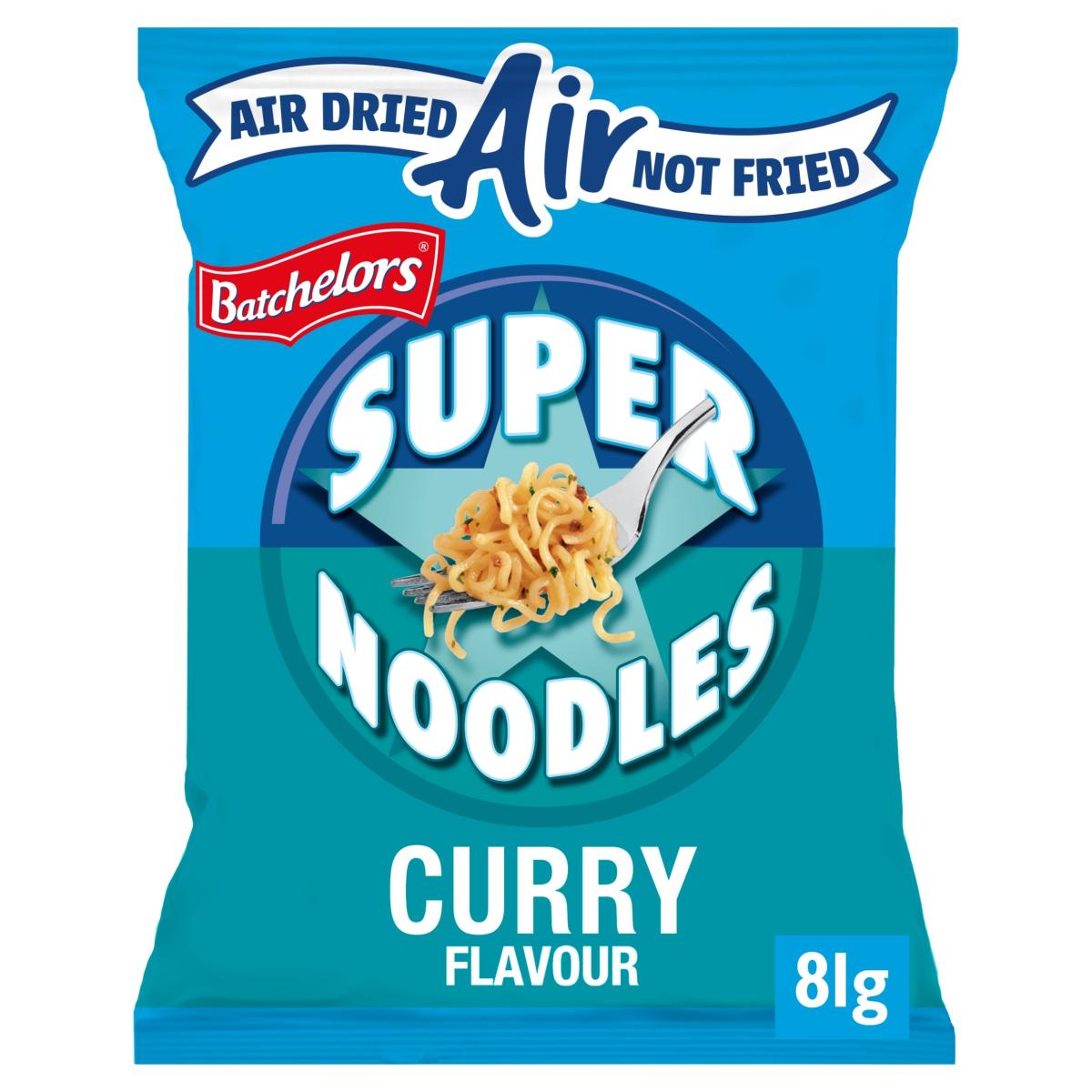 Super Noodles Air Dried Low Fat Curry Instant Noodles