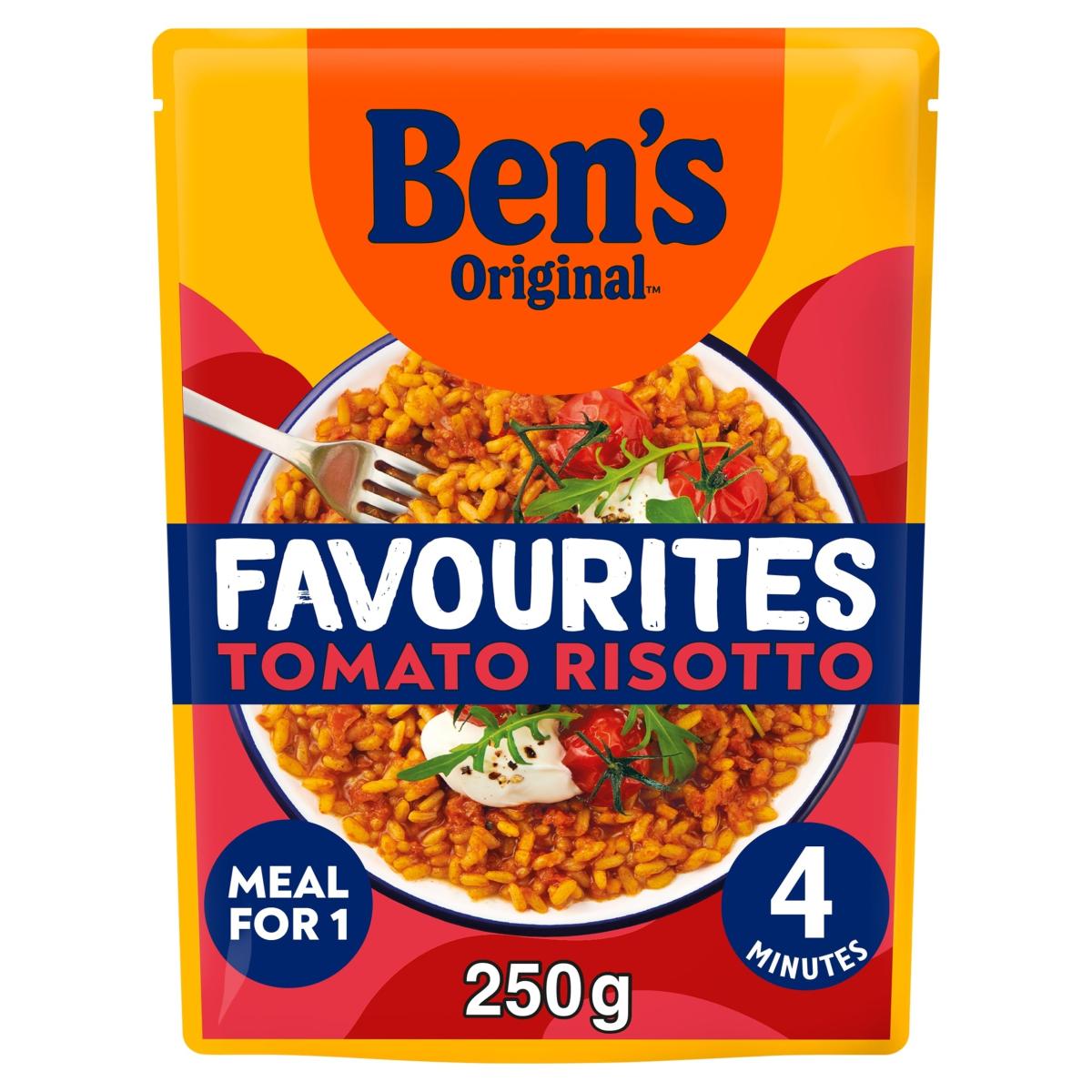 Favourites Risotto Tomato & Italian Style Herbs Microwave Rice Meal
