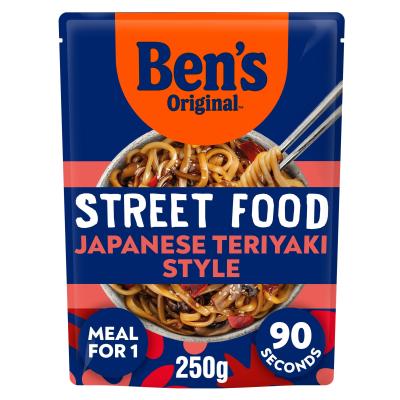 Street Food Japanese Teriyaki Style Noodles