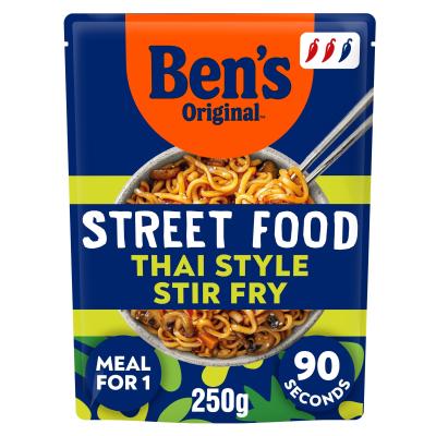 Street Food Thai Stir Fry Noodles