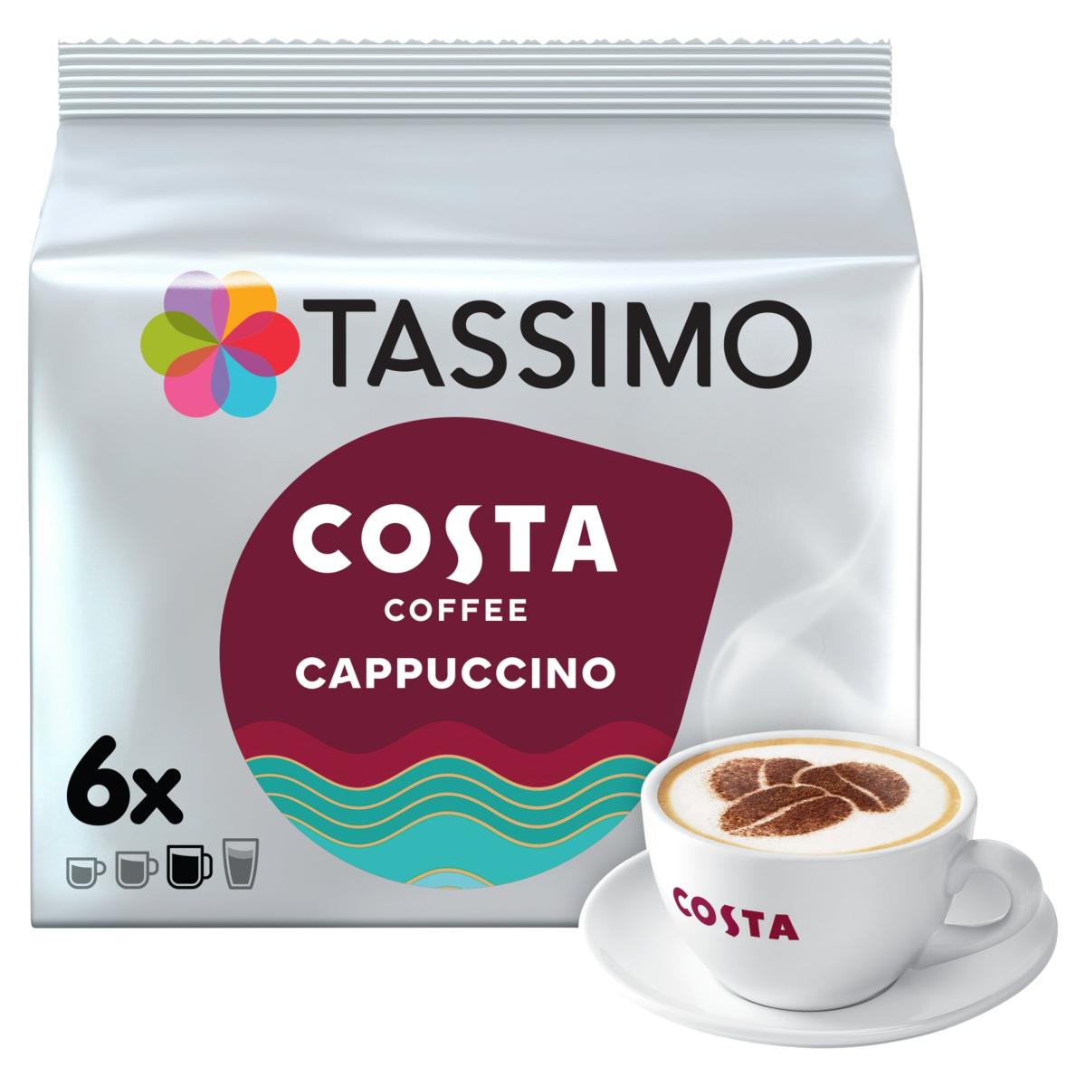 Costa Cappuccino Pods 6 Pack
