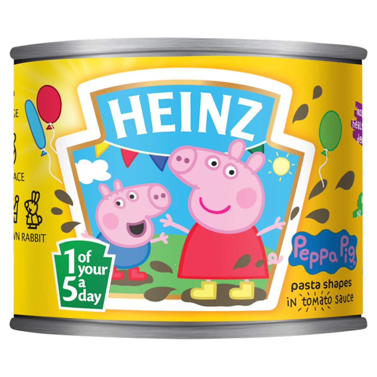 Peppa Pig Pasta Shapes In Tomato Sauce