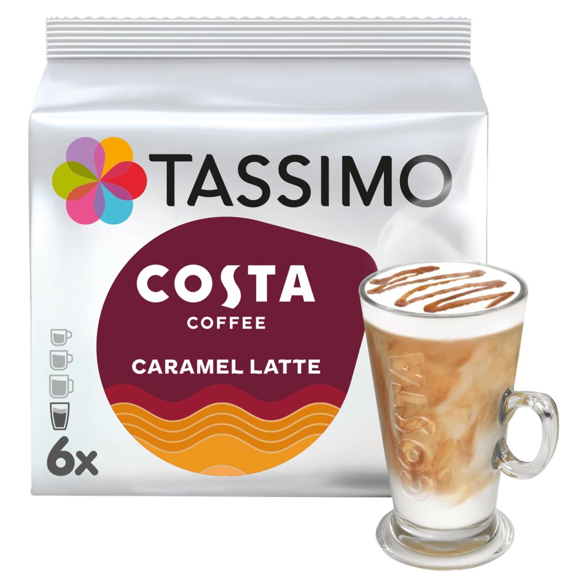 Costa Caramel Latte Coffee Pods x 6