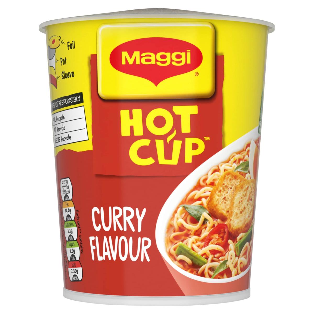 Hot Cup Noodles Curry Flavour