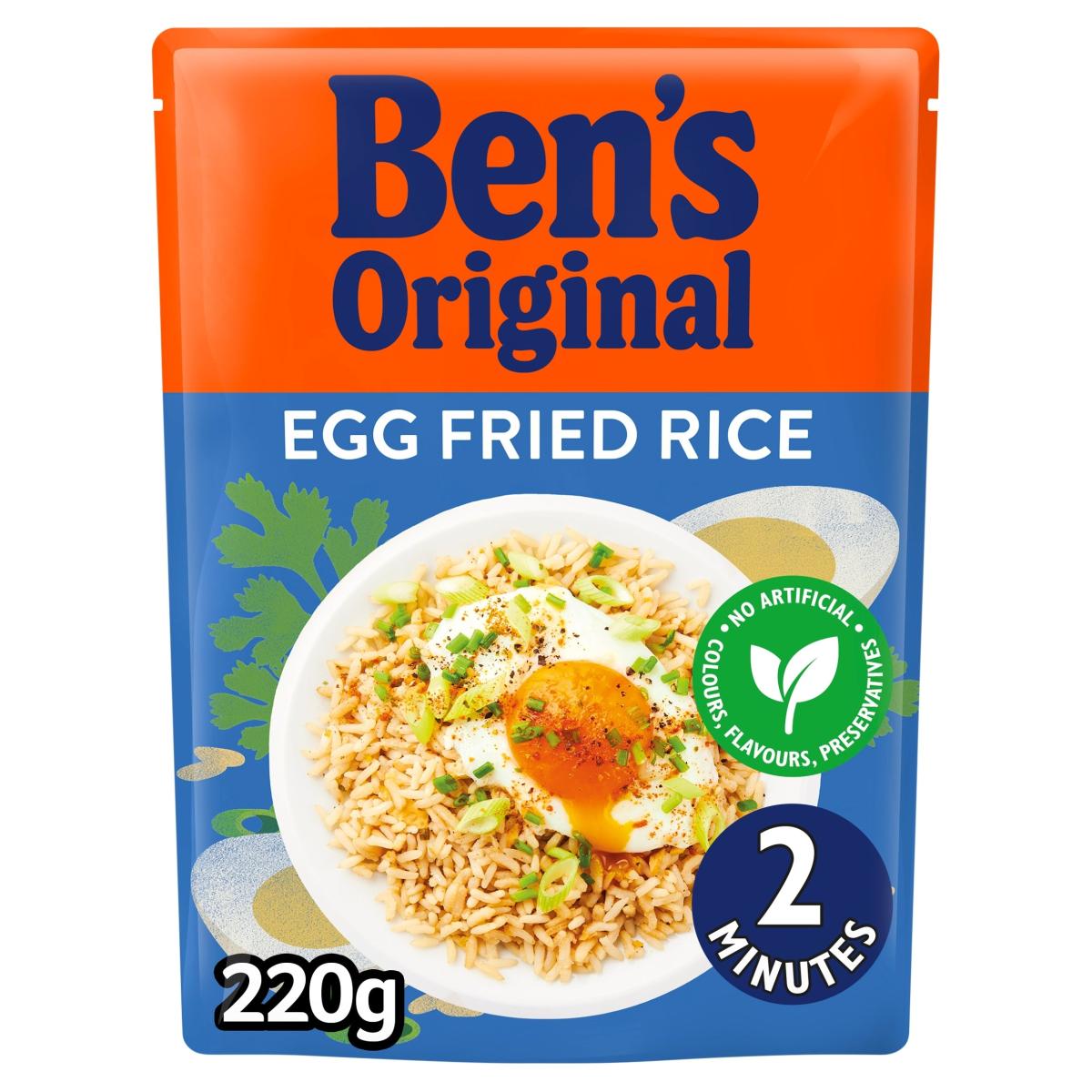 Egg Fried Microwave Rice