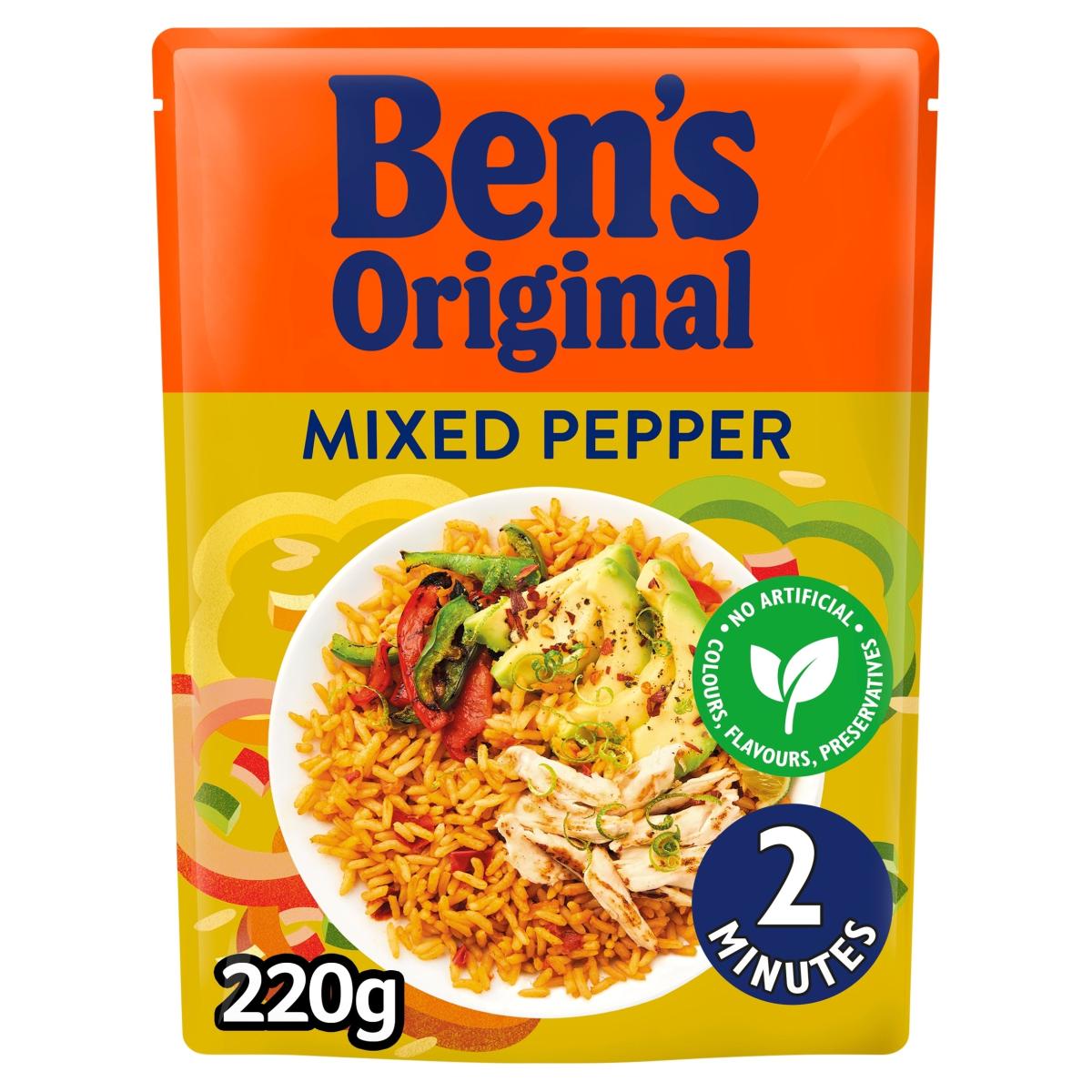 Mixed Pepper Microwave Rice