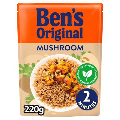 Mushroom Microwave Rice
