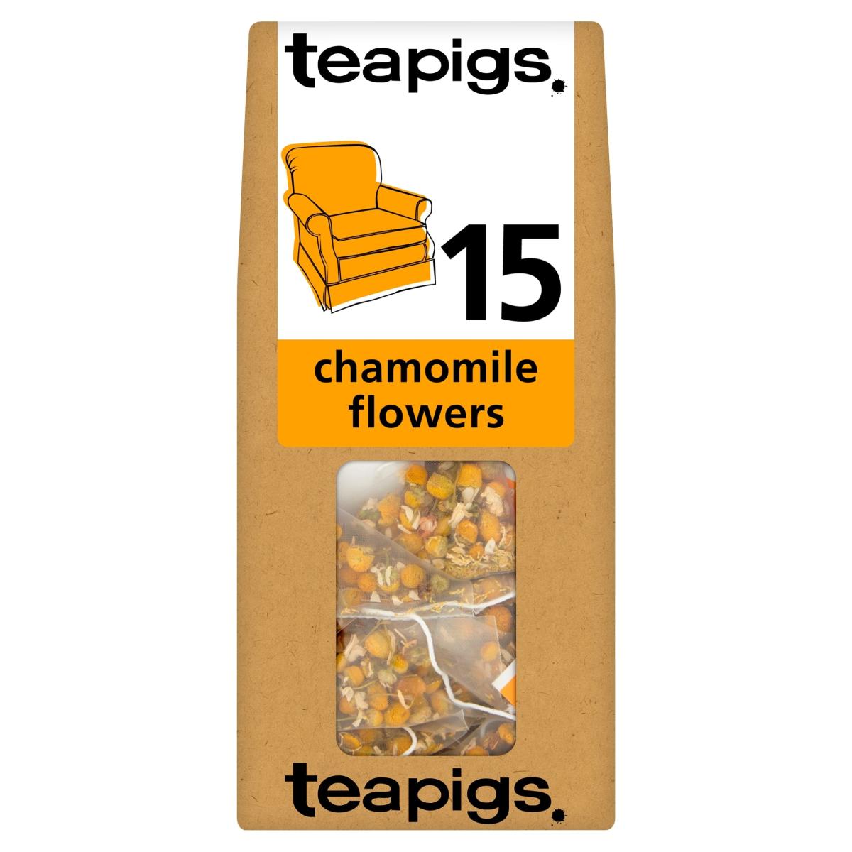 Chamomile Flowers Tea Bags 15 Pack