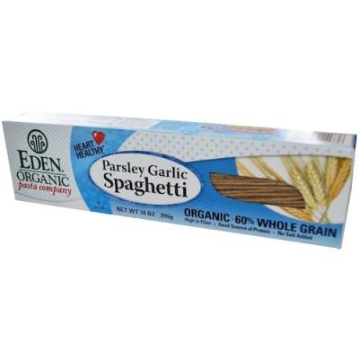 Organic Pasta Parsley Garlic Spaghetti Organic