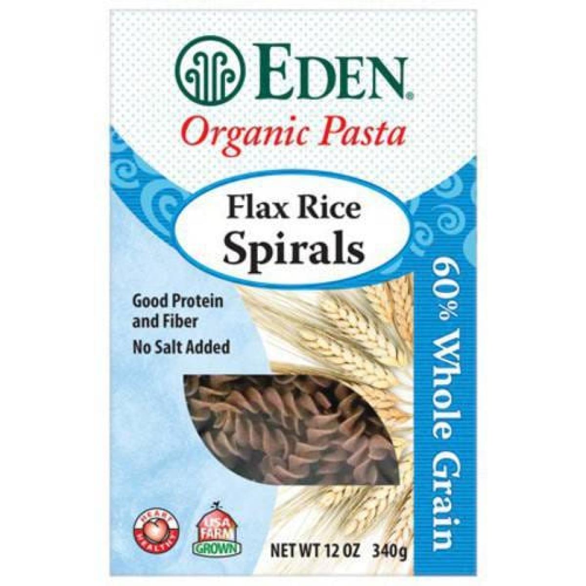 Organic Pasta Flax Rice Spirals